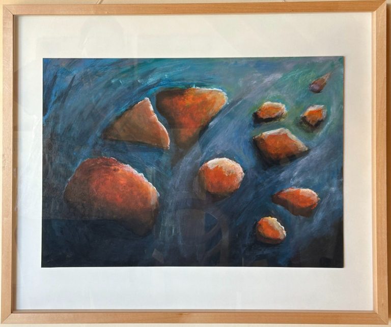 Acryl auf Papier