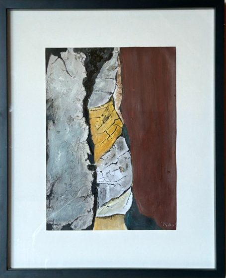 Es brodelt /Petra Satorius Mischtechnik auf Papier