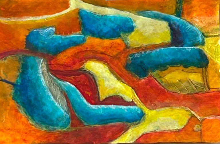 Acryl/Pigment auf Papier