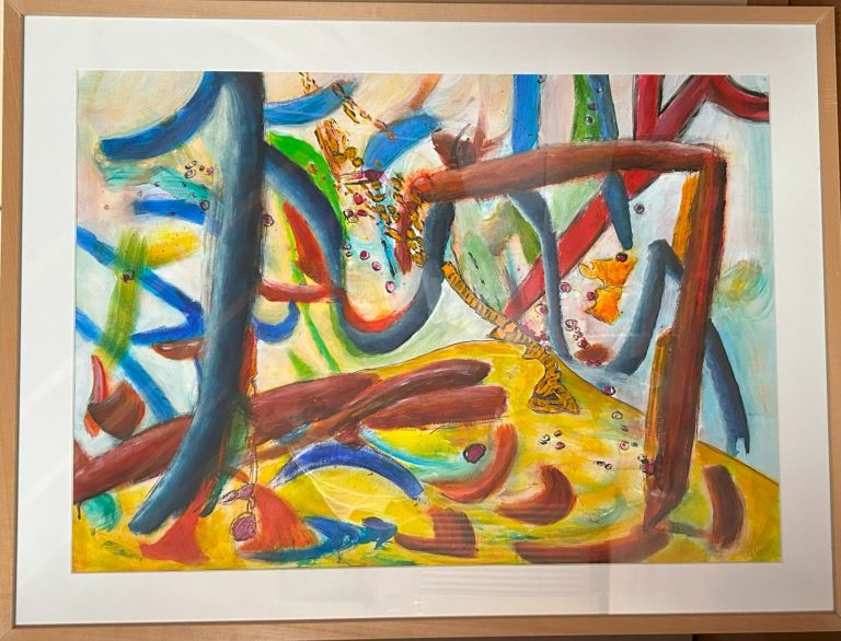 Acryl auf Papier
