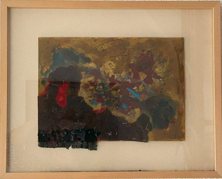 Collage auf Papier