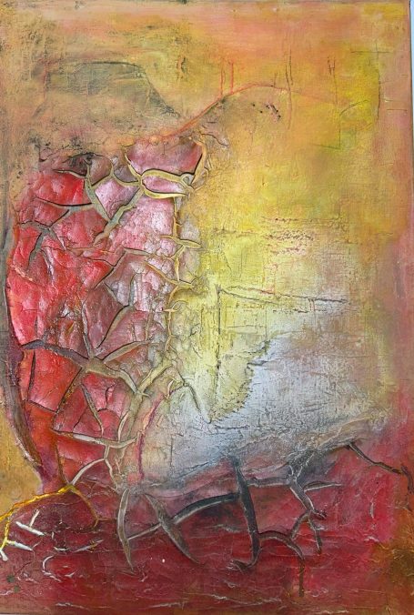 Mixmedia auf Leinwand