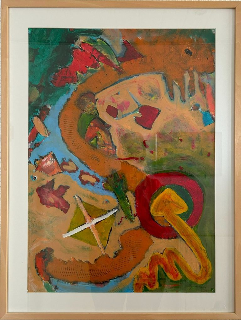 Acryl auf Papier