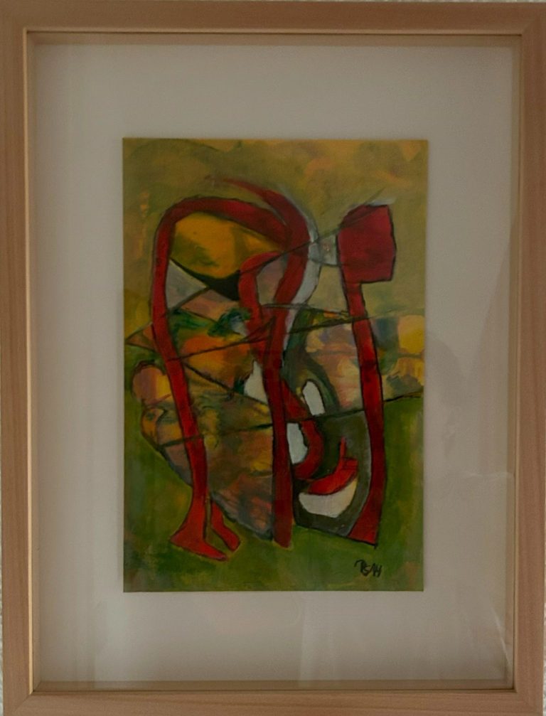 Acryl auf Papier